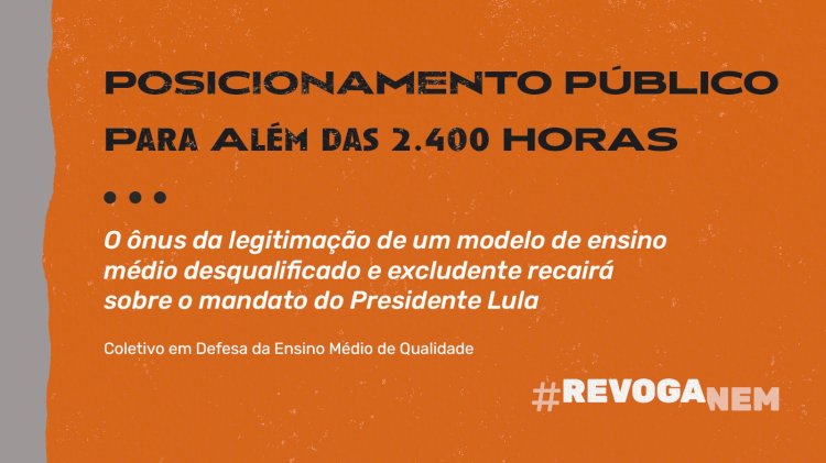 Posicionamento público: para além das 2.400 horas