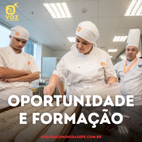 Curso gratuito de panificação e confeitaria abre inscrições no Recife e outras quatro cidades