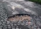 Motoristas e pedestres sofrem com buracos em rua do Sítio dos Pintos no Recife