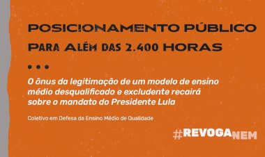 Posicionamento público: para além das 2.400 horas