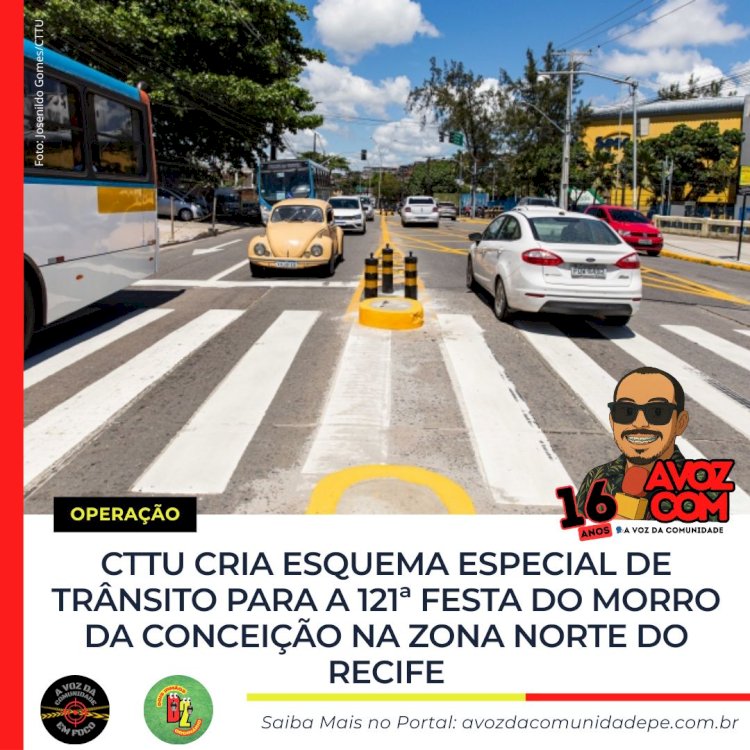 CTTU monta esquema especial de mobilidade para a 121ª Festa do Morro da Conceição