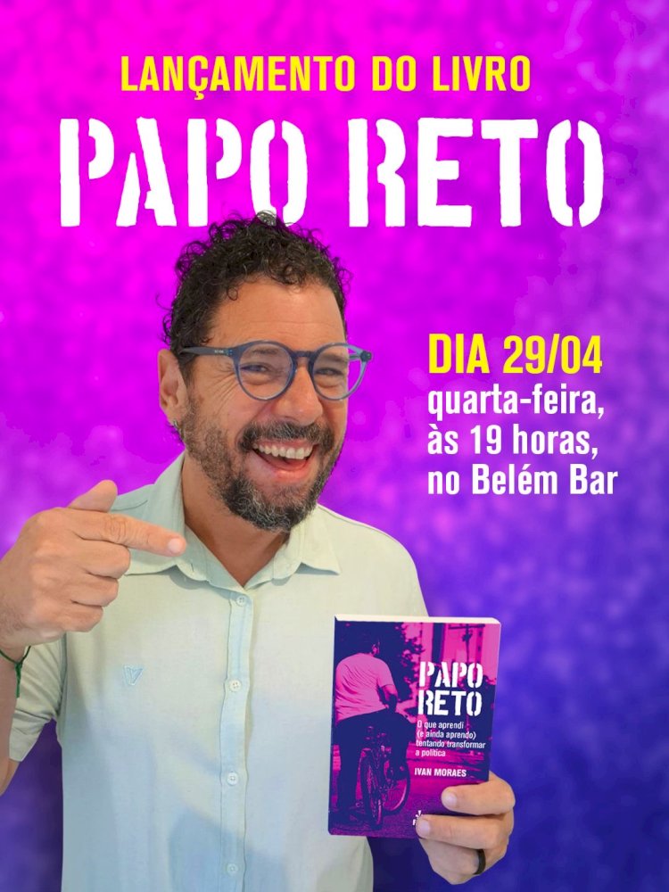 Ivan Moraes lança livro sobre política e comunicação popular no Recife no dia 29 de abril