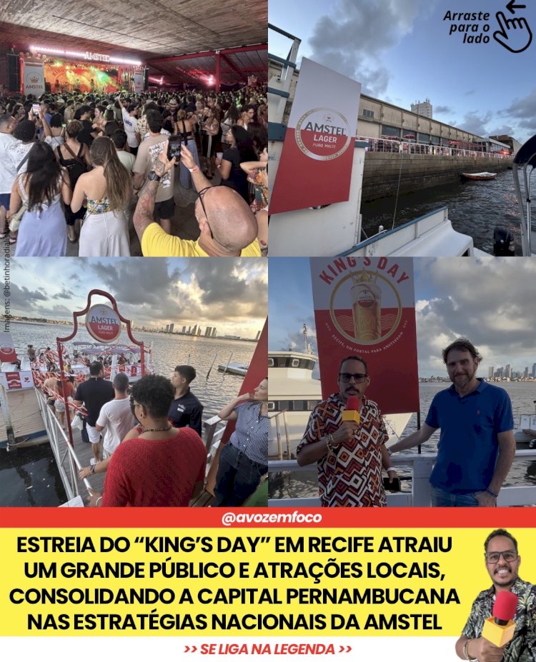King’s Day estreia no Recife com festa inédita no Nordeste e reforça estratégia da Amstel no Brasil